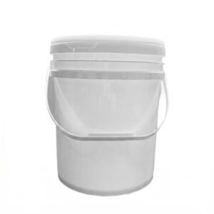 20 Liter 5 Gallon Plastic Bucket Pails with Lid Container - American Style